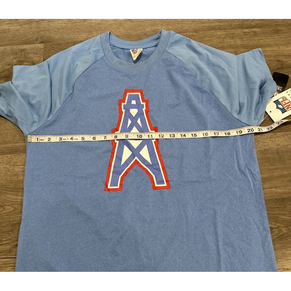 Houston Oilers NFL Retro Team Apparel T-Shirt Football Throwback Men's Medium - Picture 6 of 10